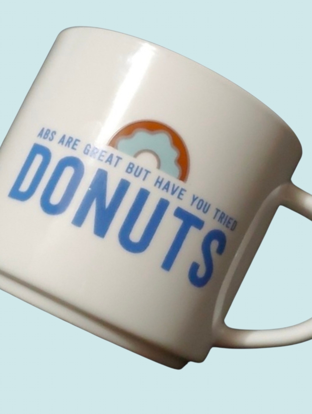 Room Essentials porcelain‎ DONUTS coffee mug cup vguc preowned used